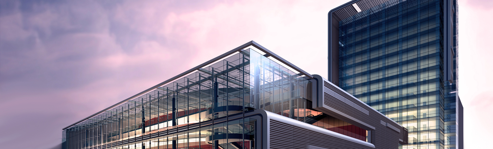 Complesso di palazzi moderni.